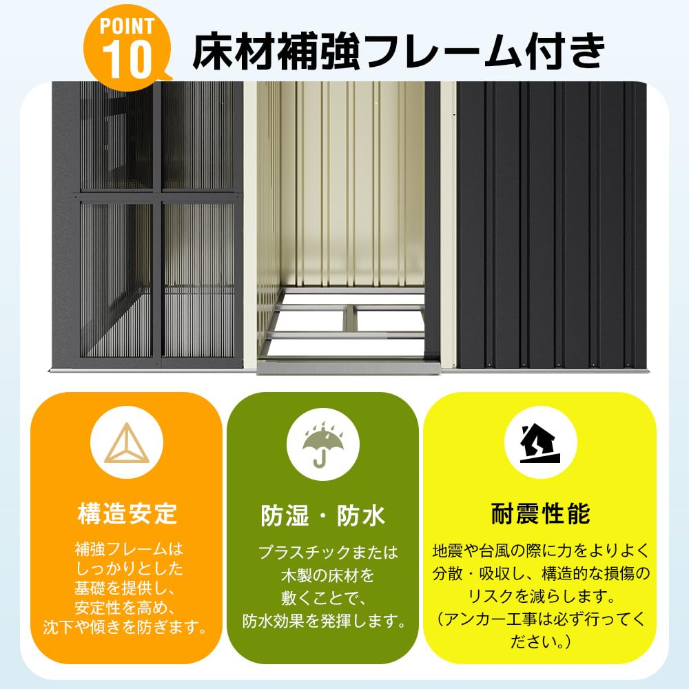 Amazon | STPZHXC 物置 屋外 大型 倉庫 大型物置 戸外収納庫